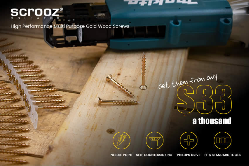 Collated Chipboard Wood Screws