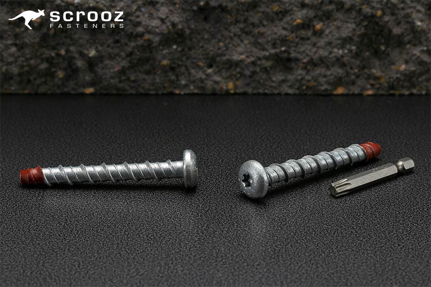 concrete screw bolts roundhead up close main category image