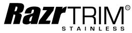 Razr Trim Stainless Steel Screws
