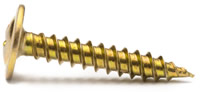 Wafer Button Head Needle Point Screws Gold