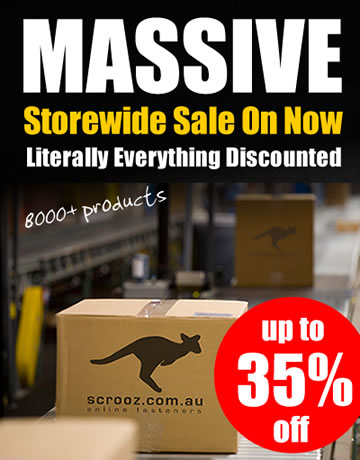 Scrooz Fasteners Storewide Sale