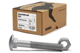 M12 x 160mm coach bolts gal trade Box of 25