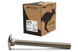 M12 x 220mm Coach Bolts Stainless 316 box 25