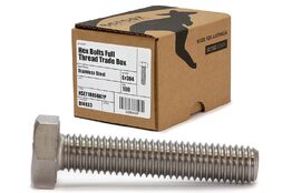 M3 x 12mm hex bolts full thread 304 box 100