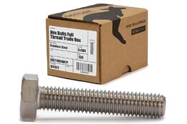 M5 x 50mm hex bolts full thread 304 box 100