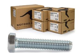 M14 x 35mm hex bolts full thread bzp ctn 100