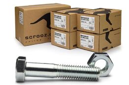 M16 x 65mm High Tensile Bolt & Nut BZP ctn 100