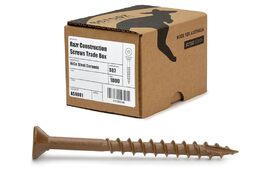 8g x 25mm Construction Screws Merbau box of 1000