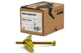 Spring Toggle Bolts M4 x 75mm box of 50