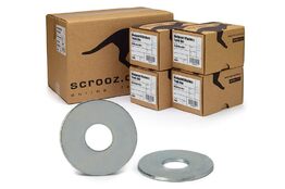 Mudguard washers M10 x 38mm zinc ctn 800