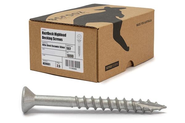 8g x 50mm HighLoad Decking Screws box 1000