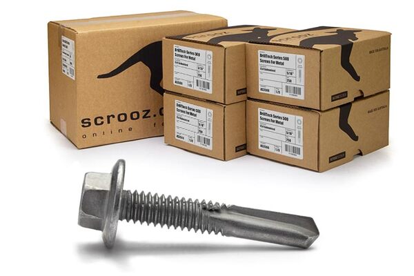 12g x 80mm Series 500 Metal Tech Screw Carton 1000