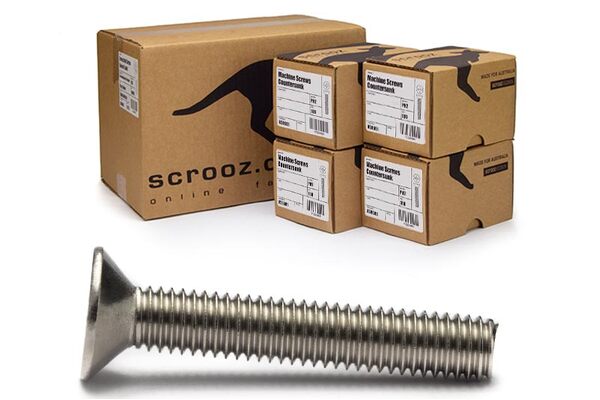 M5 x 16mm Machine screws CSK 316  CTN 500