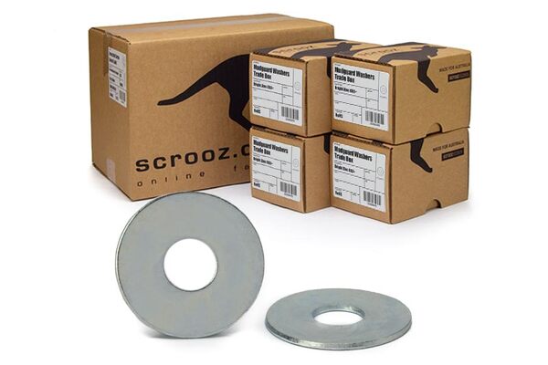 Mudguard washers M5 x 20mm zinc ctn 800