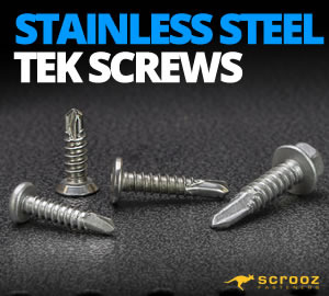 Stainless Steel Tek Screws