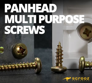 Panhead Multi Purpose Gold Screws