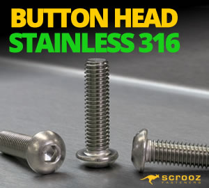 Button Head Socket Screws 316 Stainless
