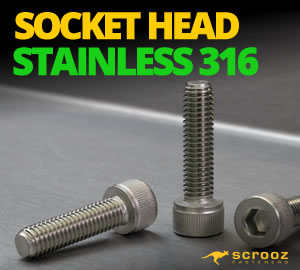 Socket Head Cap Screws 316 Stainless