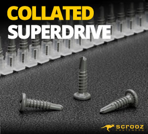 Superdrive Collated Tek Screws for Metal